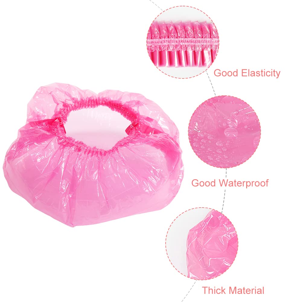 Shintop Disposable Shower Caps for Women,100 Packs Hair Caps Individually Wrapped with Large Elastic Bath Cap for Home, Hotel, Hair Salon and Spa Beauty & Personal Care Shintop