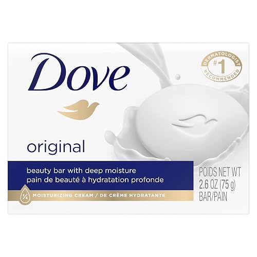 Dove White Travel Size Bar Soap With Moisturizing Cream 2.6 oz (Pack of 7) Beauty & Personal Care Dove