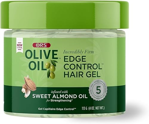 ORS Olive Oil Incredibly Firm Edge Control Hair Gel with Sweet Almond 4 Ounces Beauty & Personal Care ORS HAIRestore