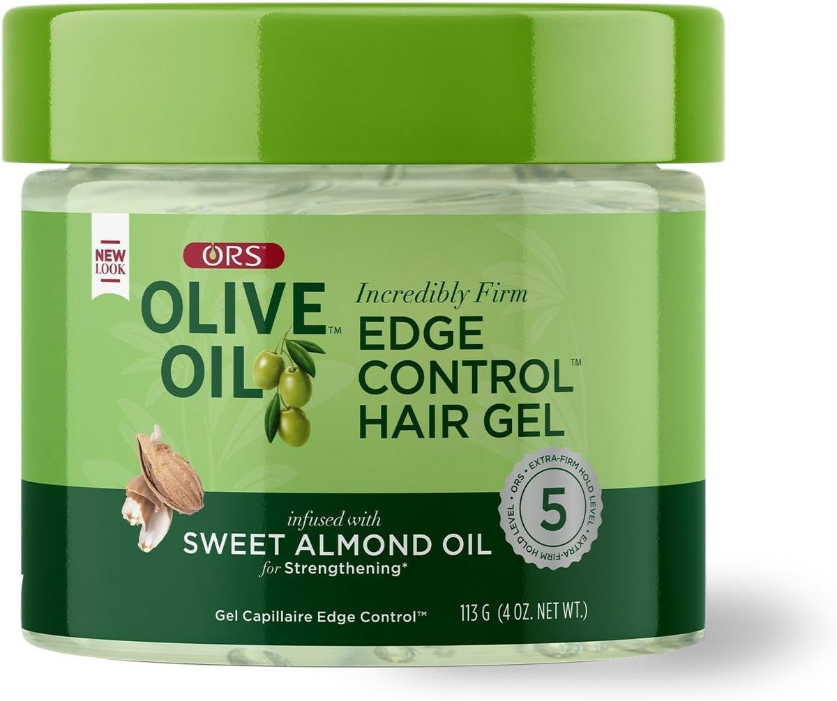 ORS Olive Oil Incredibly Firm Edge Control Hair Gel with Sweet Almond 4 Ounces Beauty & Personal Care ORS HAIRestore