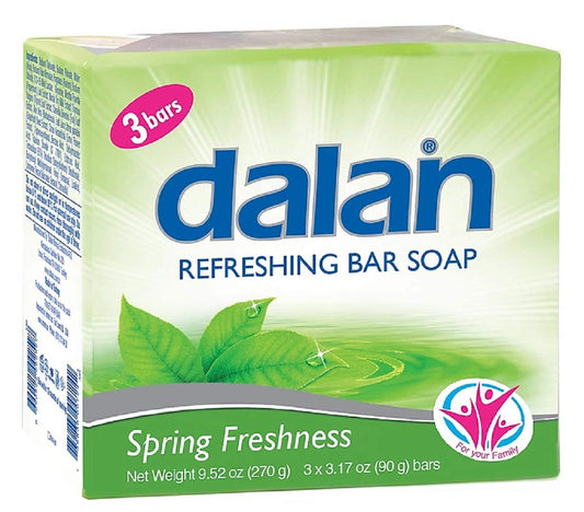 BAR SOAP DALAN Spring Fresh 3pk Beauty & Personal Care Dalan