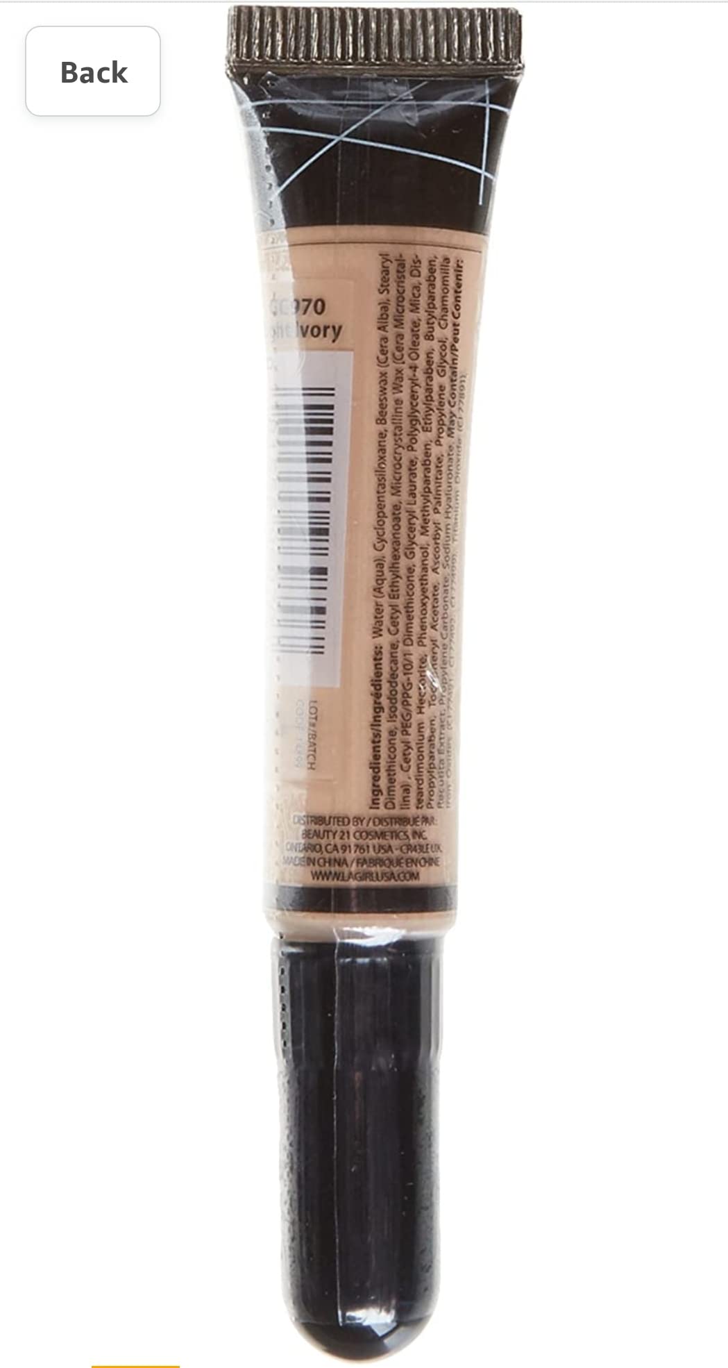LA Girl Pro High Definition Concealer 1, GC 970 Light Ivory, 16 Ounce Beauty & Personal Care L.A. Girl