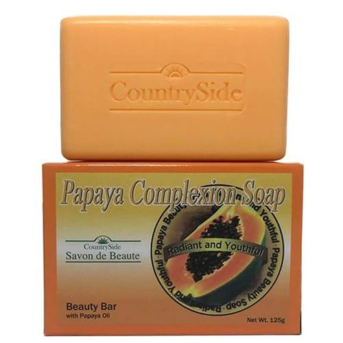 Countryside Papaya Complexion Soap 125G (3 pcs) Beauty & Personal Care Savon De Beaute