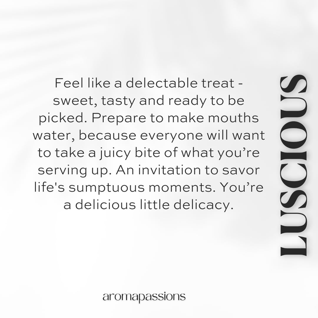 LUSCIOUS | Inspired by LOST CHERRY | Pheromone Perfume Cologne for Men and Women | Extrait De Parfum | Long Lasting Dupe Clone Essential Oil Fragrance Beauty & Personal Care aromapassions