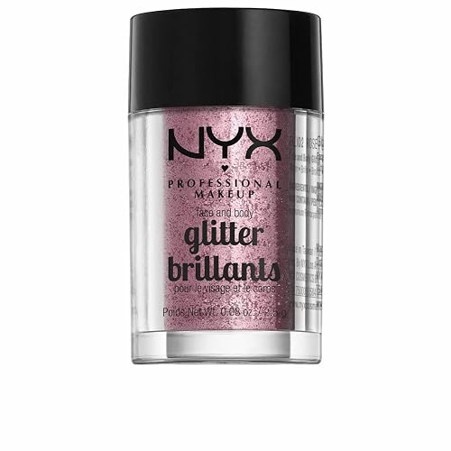 NYX PROFESSIONAL MAKEUP Face & Body Glitter, Rose Beauty & Personal Care NYX PROFESSIONAL MAKEUP