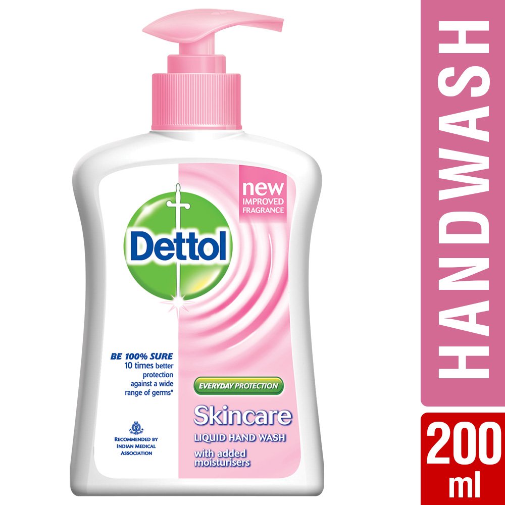 Dettol Skincare Liquid Hand Wash 200ml Beauty & Personal Care Dettol