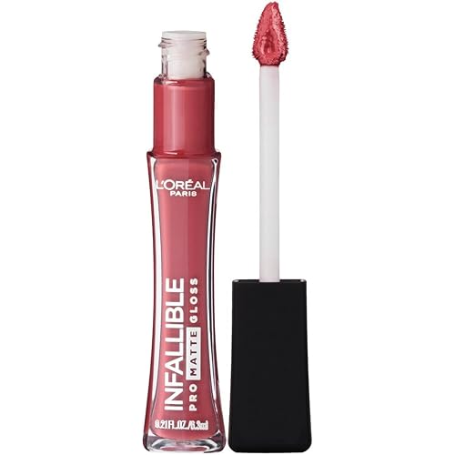 L'Oréal Paris Makeup Infallible Pro Matte Lip Gloss, Nude Allude, 0.21 fl. oz. Beauty & Personal Care L'Oreal Paris