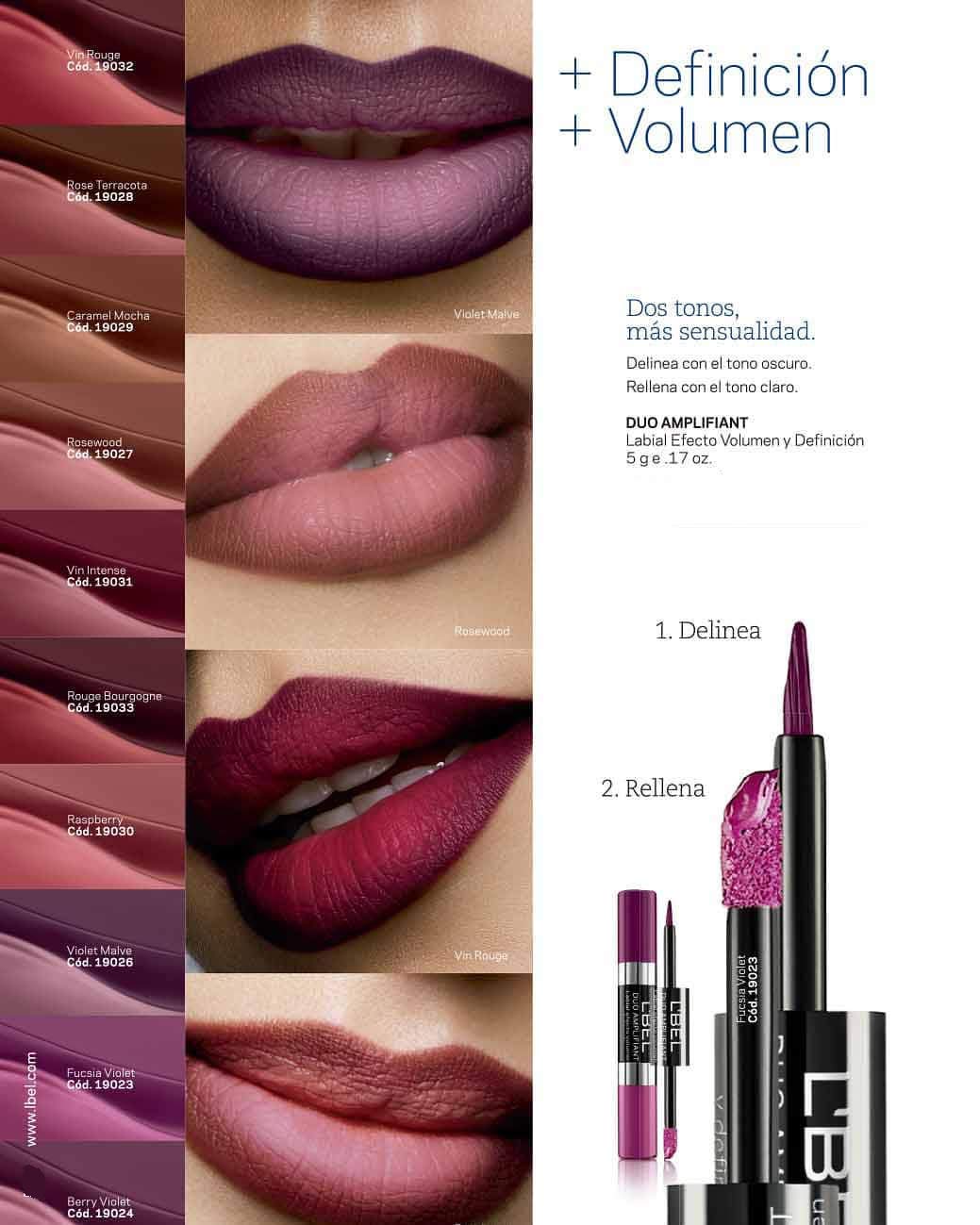 L'Bel Duo Amplifiant Volume and Definition Effect Lipstick, Color: Rose Terracota Beauty & Personal Care L'Bel