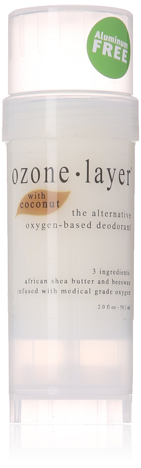 Ozone Layer Deodorant with Creamy Coconut Fragrance - The All Natural Oxygen Based Deodorant Beauty and Personal Care Ozone Layer Deodorant