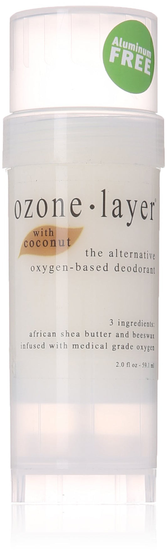 Ozone Layer Deodorant with Creamy Coconut Fragrance - The All Natural Oxygen Based Deodorant Beauty and Personal Care Ozone Layer Deodorant