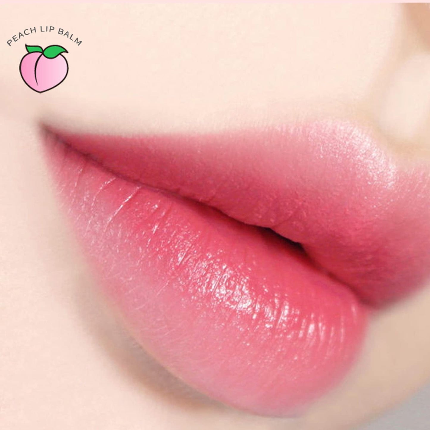 Moisturizing Lip Balm, Peach Fragrance Moisturizing Prevent Cracking Dryness Lip Balm 3.8g Beauty and Personal Care Pongnas