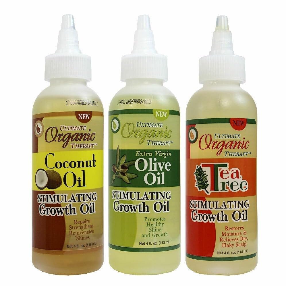 Originals by Africa's Best Therapy Tea Tree Oil Stimulating Growth Oil - Moisturizing Treatment for Hair and Scalp, Relieves Itchiness and Flakiness,