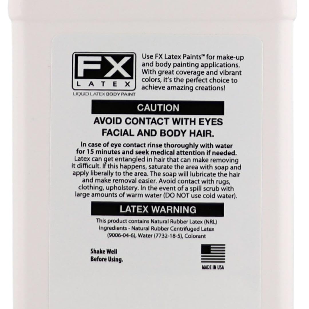 Liquid Latex - Face and Body Paint, Ammonia Free, Easy On and Off, Cosplay Makeup, Create Professional Monster, Zombie Arts 16 Oz (Metallic Gold) Beauty & Personal Care Liquid Latex Fashions