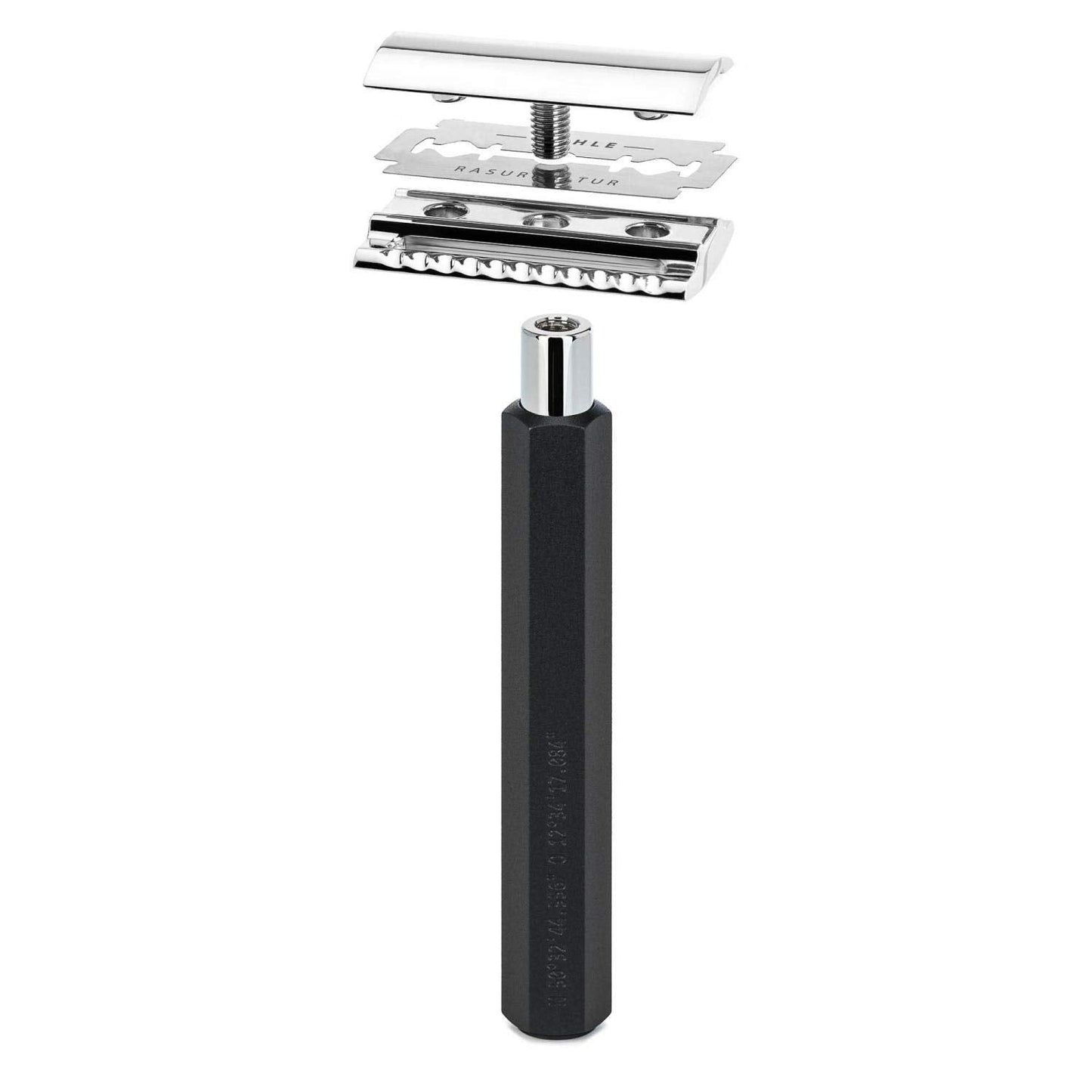 MÜHLE HEXAGON Graphite 3-Piece Silvertip Fiber Shaving Set Beauty and Personal Care MÜHLE