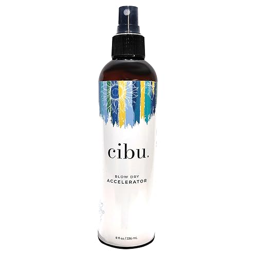 CIBU Blow Dry Accelerator | Styling Spray for Quickly Drying Hair | At-Home Frizz Treatment | Heat Protectant | 8 Ounces Beauty & Personal Care CIBU