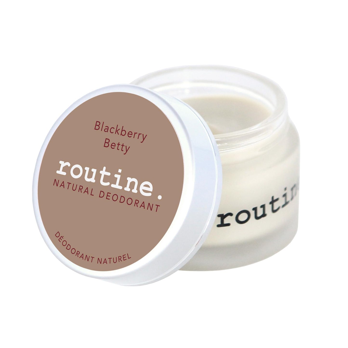 Routine. Natural and Aluminum Free Deodorant (2 Fluid Oz.) for Women and Men - BlackBerry Betty - Blackberry, Raspberry & Vanilla (Cream Jar Formula) Beauty and Personal Care Routine