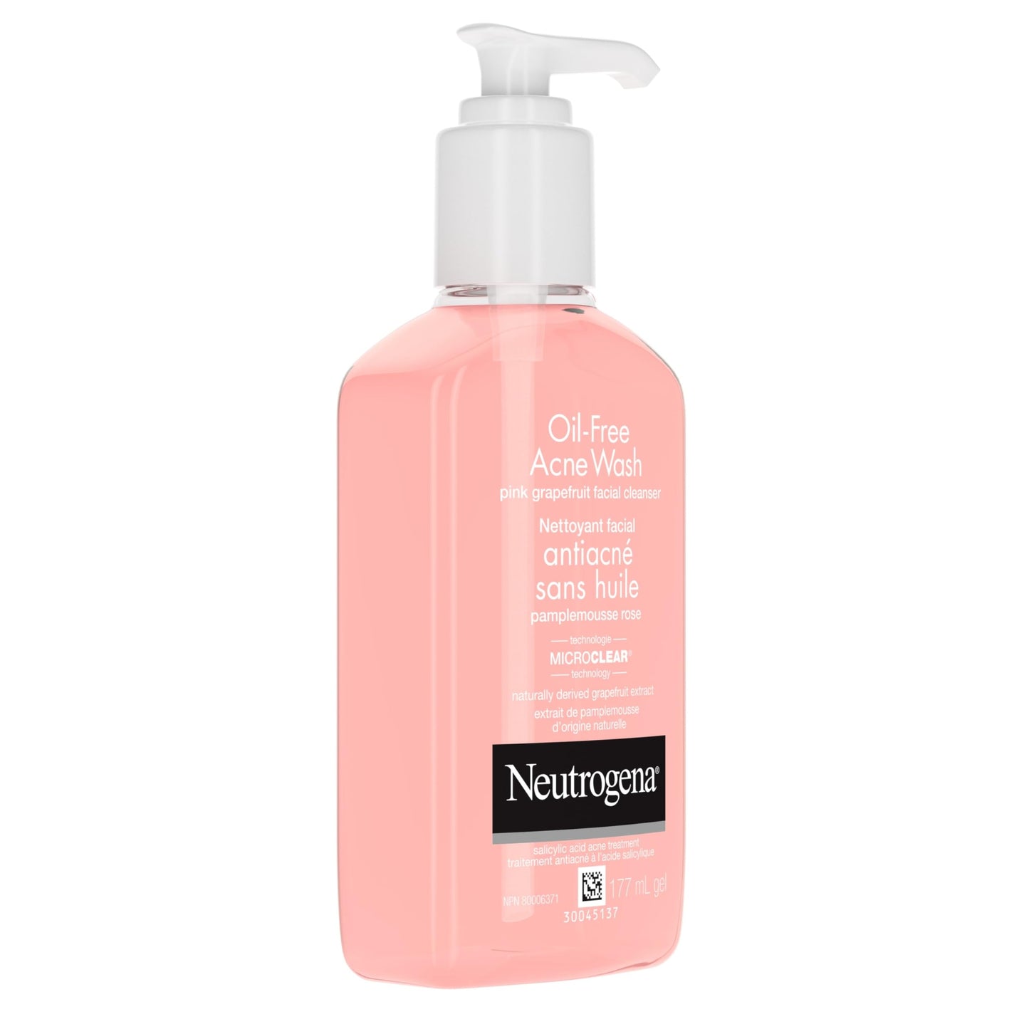 Neutrogena Oil-Free Acne Wash Facial Cleanser, Pink Grapefruit, 6 Ounce Beauty & Personal Care Neutrogena