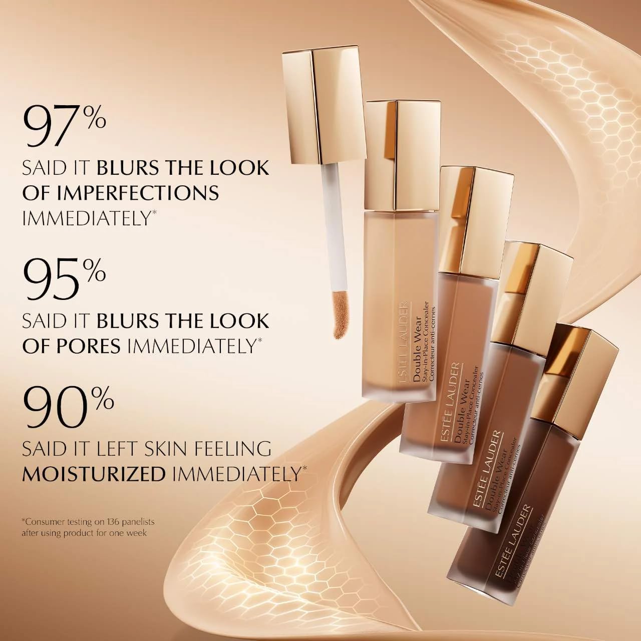 Estée Lauder Double Wear Stay-in-Place Flawless 24-Hour Concealer | Longwear | Soft Matte Finish, Medium-to-Full Coverage | Hydrating, 0.4 Fl Oz, 6W Beauty & Personal Care Estée Lauder