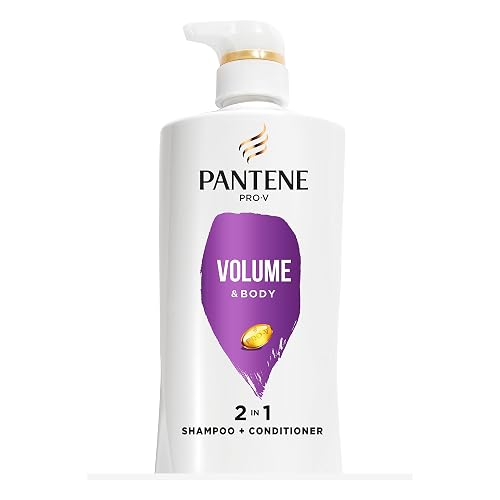 Pantene Pro-V Volume & Body 2 in 1 Shampoo & Conditioner,17.9 fl oz Pump Bottle Beauty & Personal Care Pantene