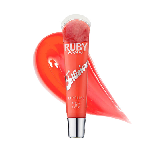 Ruby Kisses Jellylicious Lip Gloss, High-Shine Non-Sticky Hydrating Plump Beauty & Personal Care Ruby Kisses