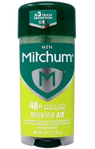 Mitchum Advanced Gel Anti-Perspirant & Deodorant, Mountain Air 3.4 oz (Value Pack of 9) Beauty & Personal Care Mitchum
