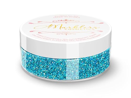 MARBLERS Holographic Face & Body Glitter [Holo Maui] 0.18oz (5g) | Fine | Non-Toxic | Vegan | Cruelty-Free | Festival, Rave & Party Makeup | Eye Beauty & Personal Care MARBLERS
