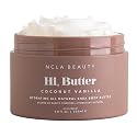 NCLA BEAUTY Hi Butter All Natural Body Butter - Body Moisturizer with Sunflower Oil and Shea, Cocoa, Mango Extracts - Coconut Vanilla - 6.8 oz Beauty & Personal Care NCLA BEAUTY