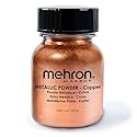 Mehron Metallic Powder Copper 1.0 oz Beauty & Personal Care Mehron