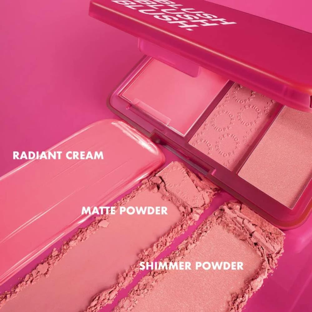 Sephora Collection Limited Edition Blush Cream & Powder Palette - 02 Sunset Chaser - (bright peach) Beauty & Personal Care SEPHORA