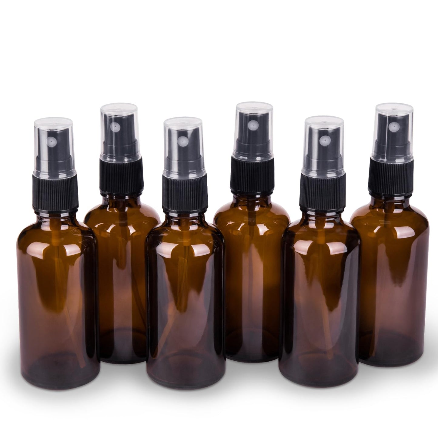 hmaimas Spray Bottles, 2oz Frosted Clear Travel Glass Spray Bottle For Essential Oils, Empty Small Fine Mist Spray Bottles With Green Sprayer (Set Beauty and Personal Care hmaimas Default Title
