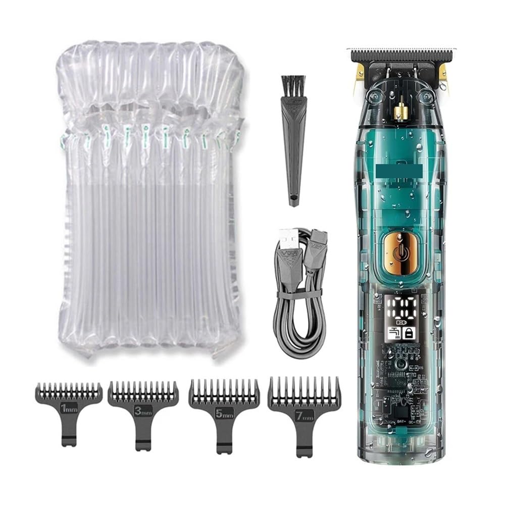 EWKYLSEM Professional Hair Trimmer for Men Electric Beard Rechargeable Clipper Washable Haircut Barber Shop Kit(961 Bubble) Beauty and Personal Care EWKYLSEM