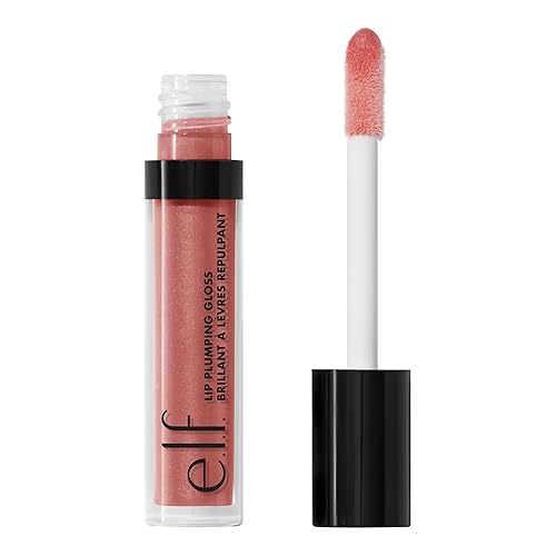 e.l.f. Lip Plumping Gloss, High-Shine Sheer Color, Hydrates & Creates Fuller Lips With Vitamin E, Vegan , Sweet Talker, 0.1 Fl Oz Beauty & Personal Care e.l.f.