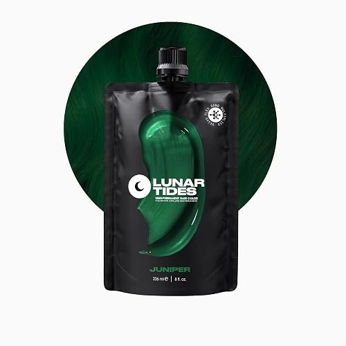 Lunar Tides Semi-Permanent Hair Color (43 colors) (Juniper, 8 fl. oz.) Beauty & Personal Care Lunar Tides