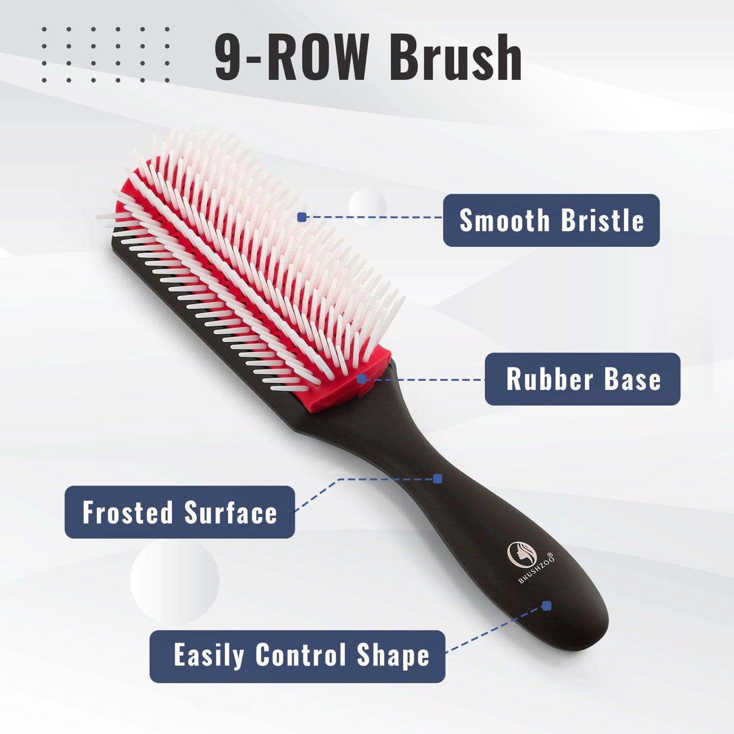O BRUSHZOO Hair Brush Set, Detangler Brush for Natural 3/4abc Curly Hair, Hair Brushes for Women Men Kids Detangling Styling with Spray Bottle Beauty & Personal Care O BRUSHZOO