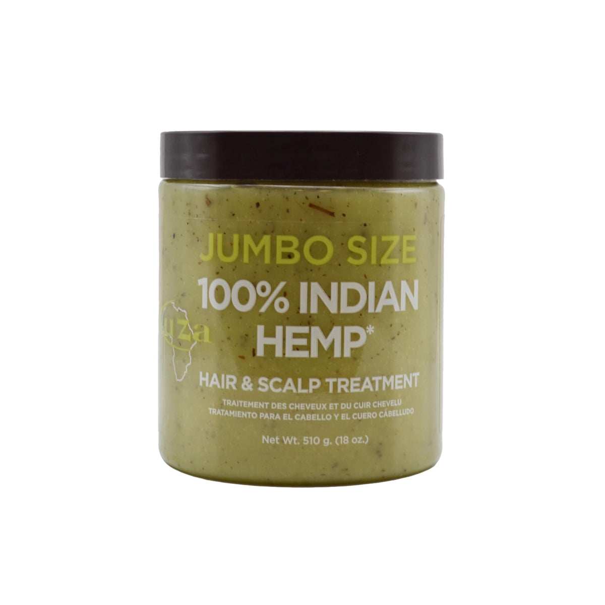 Kuza 100% Indian Hemp Hair & Scalp Treatment - Improves Dry Hair and Scalp Health - JUMBO SIZE 18 oz