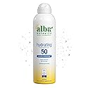 Alba Botanica Sunscreen Spray for Face and Body, Broad Spectrum SPF 50 Sunscreen, Hawaiian Coconut, Water Resistant and Biodegradable, 5 fl. oz. Beauty & Personal Care Alba Botanica