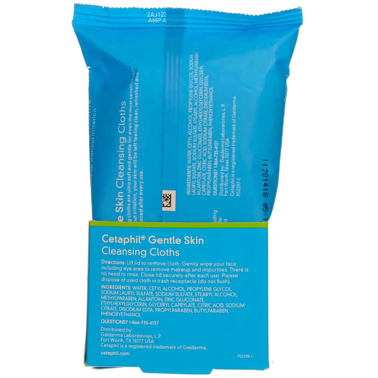 Cetaphil Gentle Skin Cleansing Cloths 25 ea (Pack of 5) Beauty & Personal Care Cetaphil