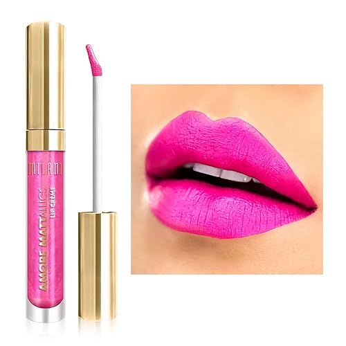 Milani Limited Edition Amore Mattallics Lip Creme - 05 Dramattic Diva Beauty & Personal Care Milani