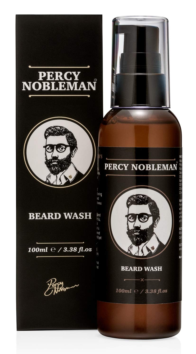 Beard Wash by Percy Nobleman A Natural Highly Organic Soap/Shampoo & Conditioner for Men Beauty & Personal Care Percy Nobleman