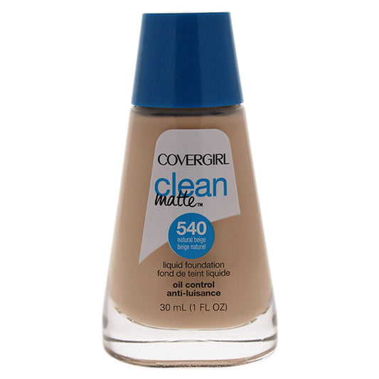 COVERGIRL Clean Matte Liquid Foundation, 540 Natural Beige, 1 oz (Pack of 1) Beauty & Personal Care COVERGIRL