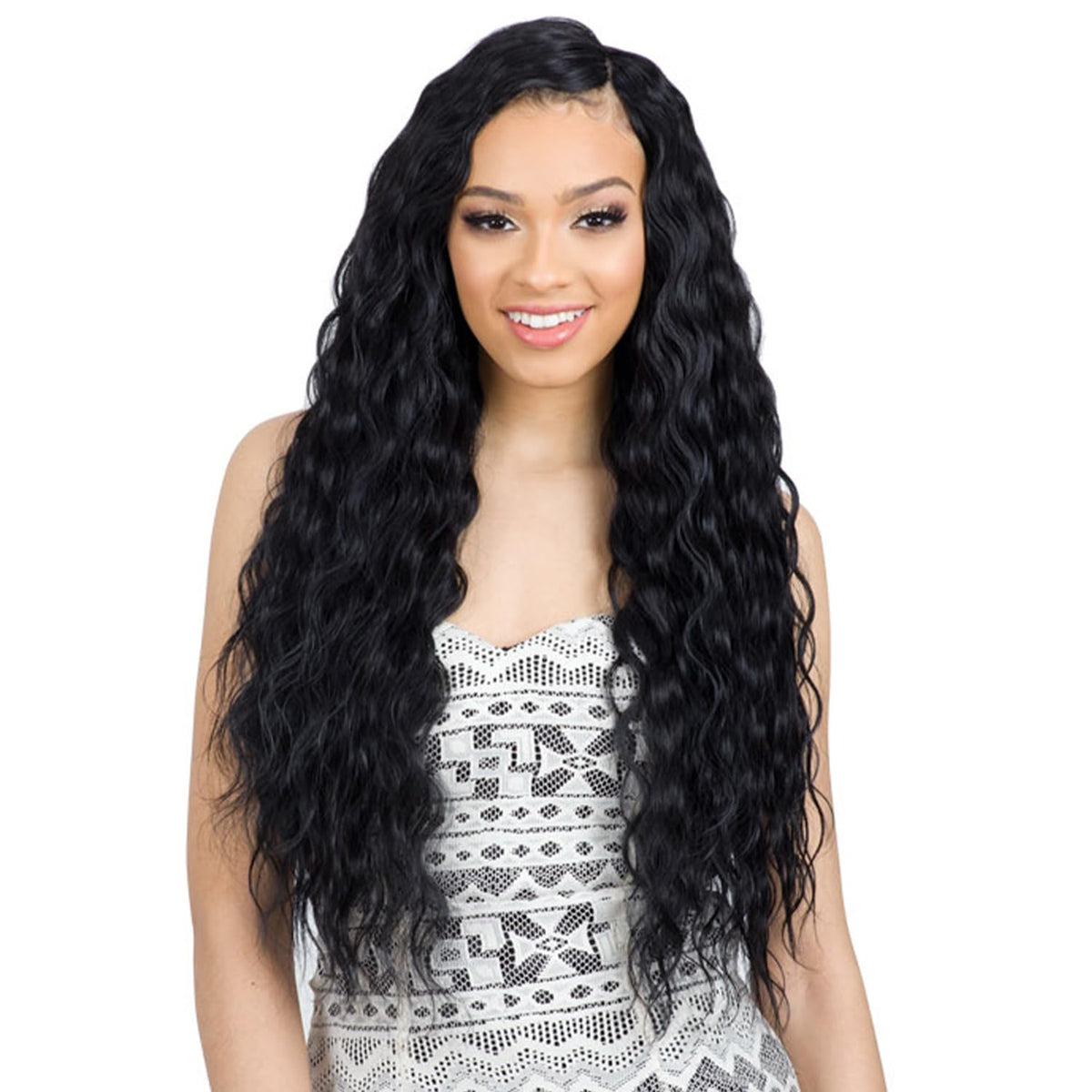 Shake-N-Go Organique Synthetic Weave Hair Extension - BREEZY WAVE 24" (2 Dark Brown)