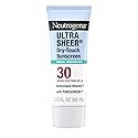 Neutrogena Ultra Sheer Dry-Touch Mineral Sunscreen For Face & Body, SPF 30 Broad-Spectrum UVA/UVB Protection, Titanium Dioxide & Zinc Oxide Sunscreen Beauty & Personal Care Neutrogena