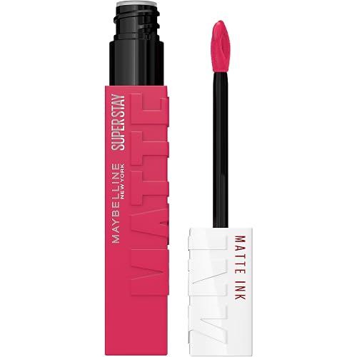 Maybelline Super Stay Matte Ink Liquid Lipstick Makeup, Long Lasting High Impact Color, Up to 16H Wear, Pathfinder, Berry Pink, 1 Count, Packaging May Beauty & Personal Care MAYBELLINE