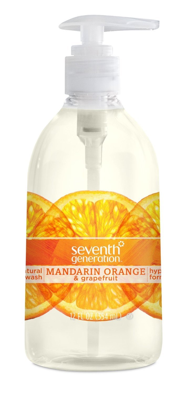 Seventh Generation Hand Wash, Mandarin Orange and Grapefruit, 12 Ounce (Pack of 6) Beauty & Personal Care Seventh Generation