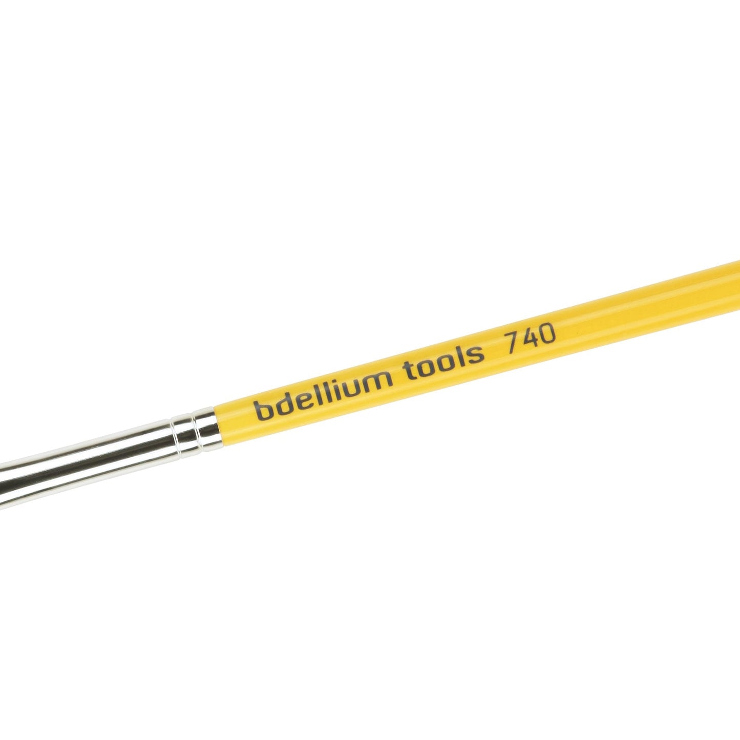 Bdellium Tools Professional Makeup Brush - Travel 740 Sponge Applicator - Short Wooden Handle for Convenient Travel, For Eyeshadow Application Beauty & Personal Care BDELLIUM TOOLS