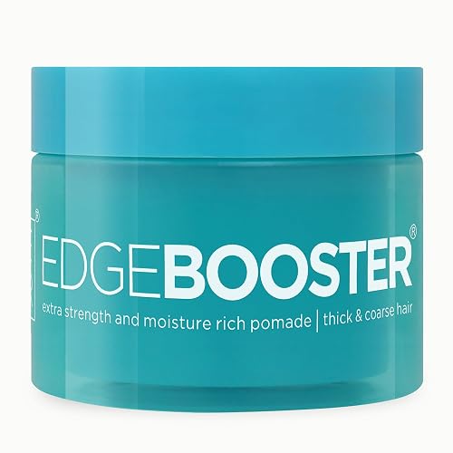 Style Factor Edge Booster Extra Strength & Moisture Rich Pomade | Strong Hold Edge Control Gel for Thick & Coarse Hair | High Shine, Non-Greasy Beauty & Personal Care Style Factor