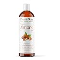 Plant Guru Sweet Almond Oil 16 fl. oz. Cold Pressed Carrier 100% Pure Natural For Skin, Body, Face, and Hair Growth Moisturizer. Great For Creams Beauty & Personal Care Plant Guru