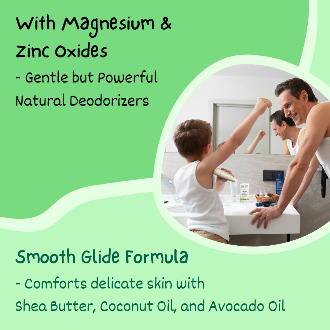 MONA 100% Natural Deodorant for Kids, Preteens & Teens - No Baking Soda, Synthetic Scents or Aluminum - Safe for Girls & Boys with Sensitive Skin Beauty and Personal Care MONA