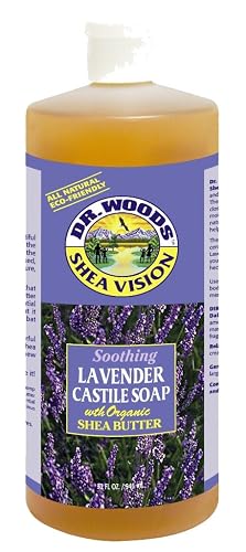 Sylvia's Hair Products Dr. Woods Castile Soaps, Lavender Soap with Shea Butter, 32-Ounce (Pack of 12) Beauty & Personal Care Dr. Woods