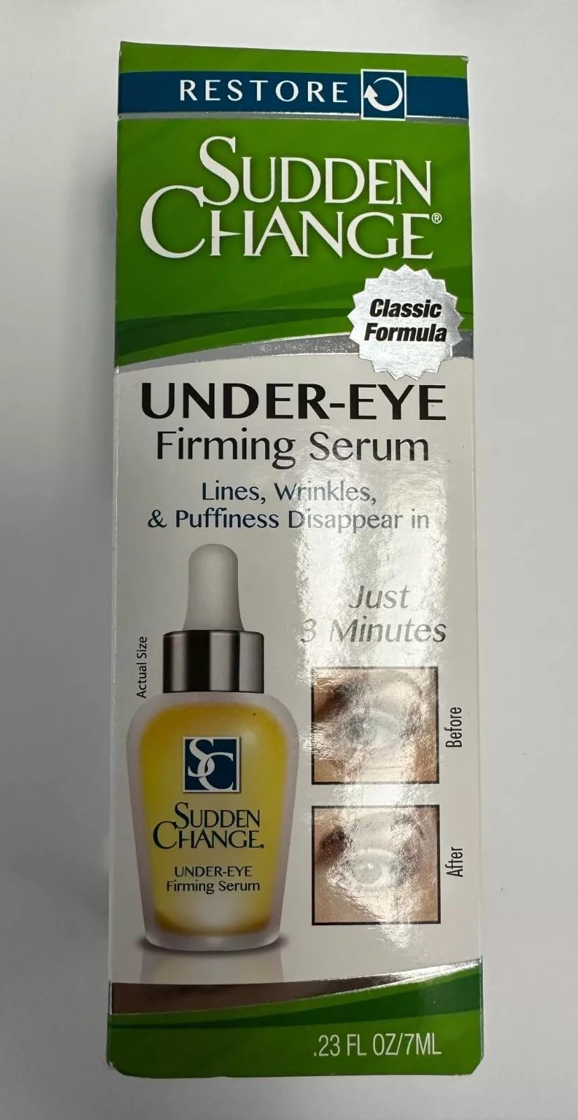 Sudden Change: Under-Eye Firming Serum, 0.23 oz Beauty & Personal Care Sudden Change